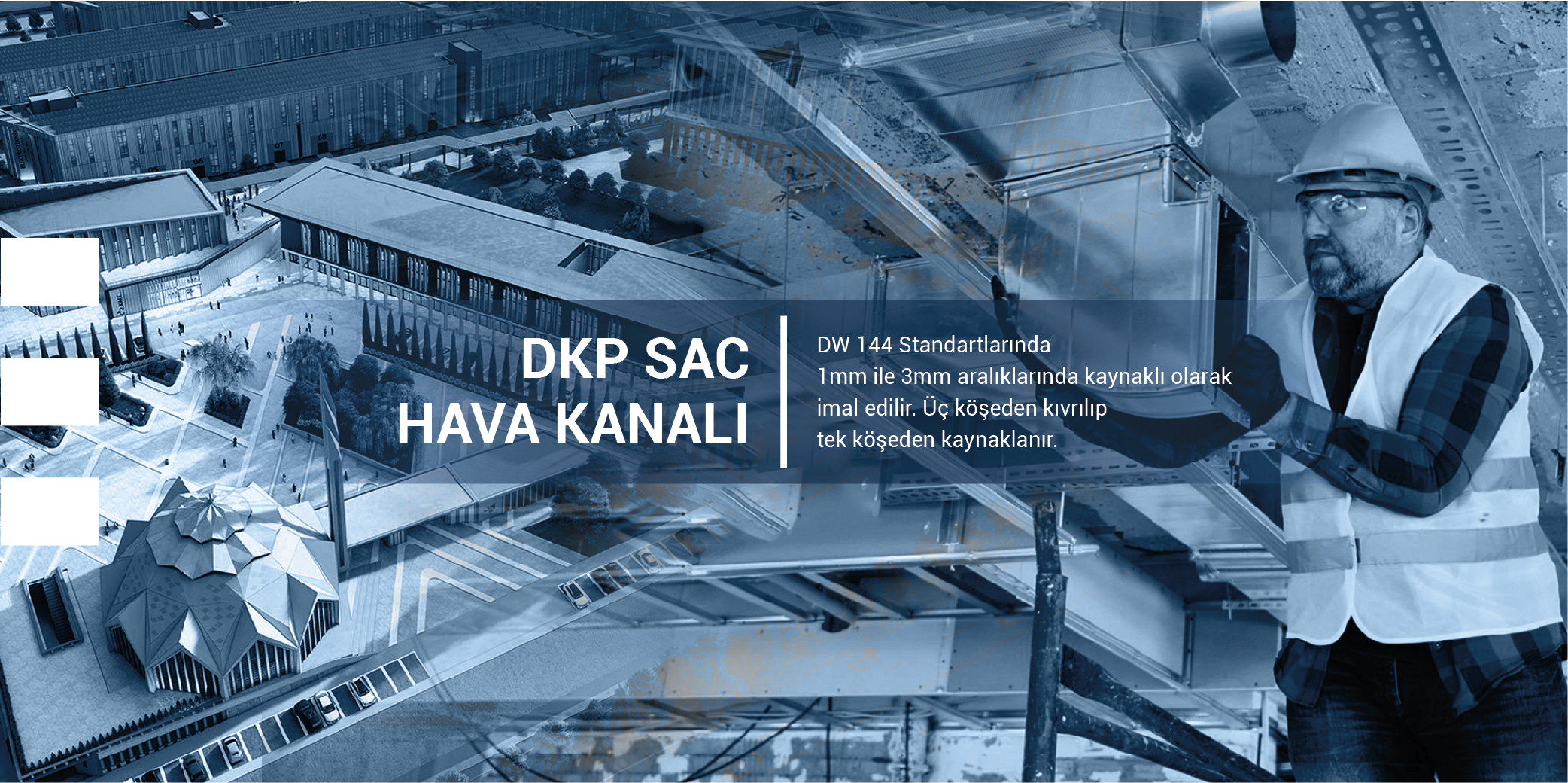 DKP Siyah Sac Hava Kanalı